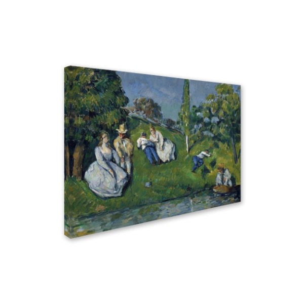 Cezanne 'The Pond' Canvas Art,24x32